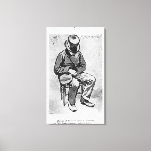 Arthur Rimbaud Leinwanddruck (Vorderseite)