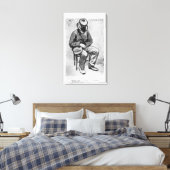 Arthur Rimbaud Leinwanddruck (Insitu (Schlafzimmer))