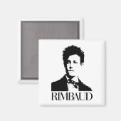 Arthur Rimbaud Magnet (Vorderseite/Rückseite)