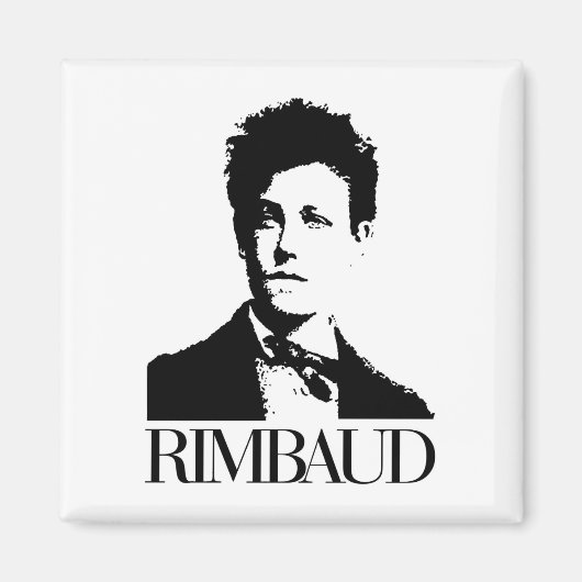 Arthur Rimbaud Magnet (Vorne)