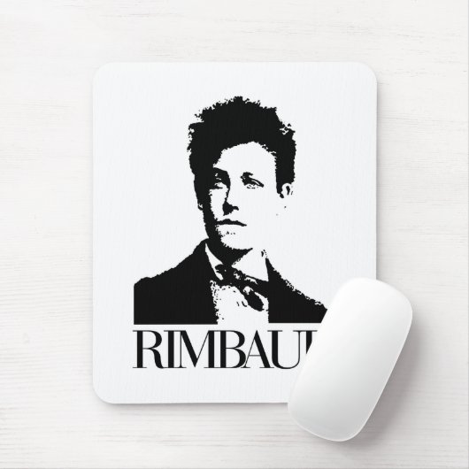 Arthur Rimbaud Mousepad (Mit Mouse)