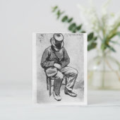 Arthur Rimbaud Postkarte (Stehend Vorderseite)