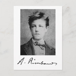 Arthur Rimbaud Postkarte