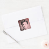 Arthur Rimbaud Quadratischer Aufkleber (Umschlag)