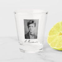 Arthur Rimbaud Shot Glass