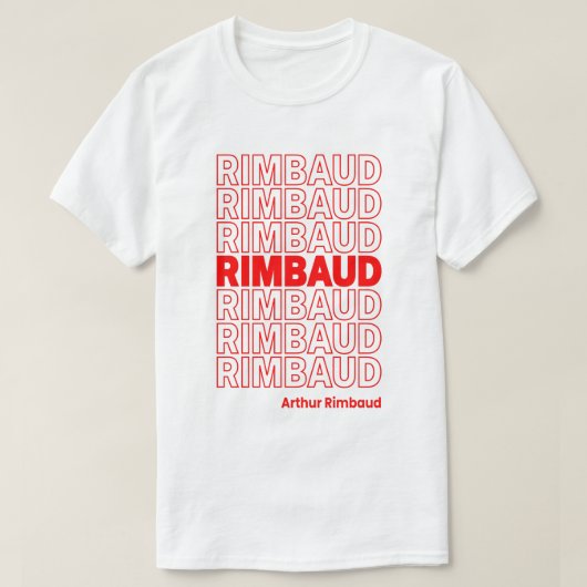 Arthur Rimbaud T-Shirt (Design vorne)