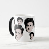 Arthur Rimbaud Verwandlungstasse (Vorderseite Links)