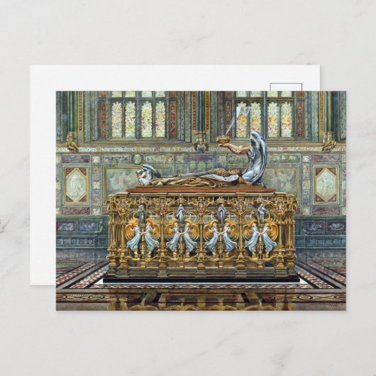 Arthur Robertson Tomb of the Duke of Clarence Postkarte (Vorne/Hinten)