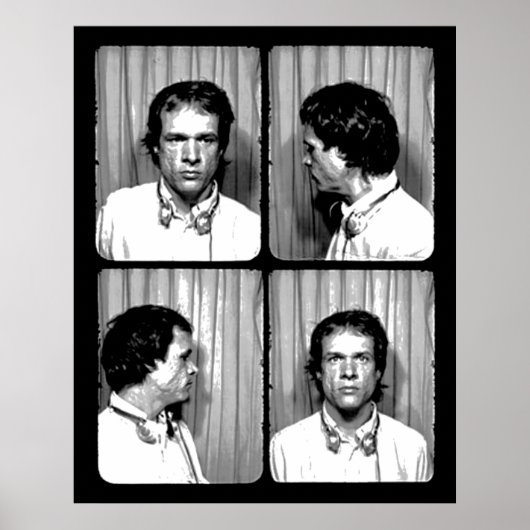 Arthur Russell Mugshot Poster (Vorne)