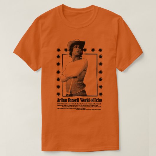 Arthur Russell World of Echo T-Shirt (Design vorne)