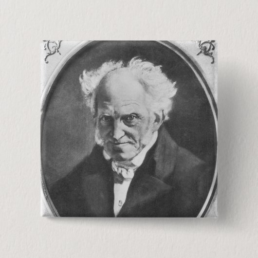 Arthur Schopenhauer Button (Vorderseite)