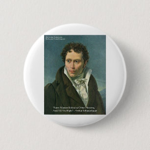 Arthur Schopenhauer "Nationen verspotten" Zitat Ge Button
