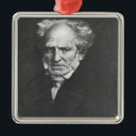 Arthur Schopenhauer Ornament Aus Metall<br><div class="desc">Arthur Schopenhauer | durch Kunst-Standort Franz Seraph von Lenbach |: Privatsammlung,  Bild-Sammlungs-Zahl Bayreuths,  Bayern,  Deutschland | deutsche Künstler-|: XIR267139</div>