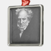 Arthur Schopenhauer Ornament Aus Metall (Links)