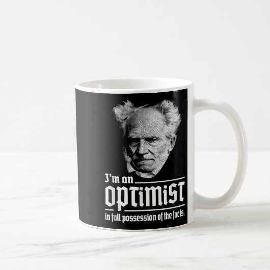 Arthur Schopenhauer Pessimismus Pessimist P Kaffeetasse (Rechts)