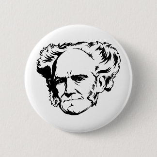 Arthur Schopenhauer-Porträt Button