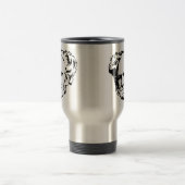 Arthur Schopenhauer-Porträt Reisebecher (Mittel)