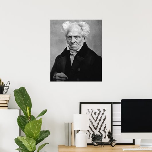 Arthur Schopenhauer Poster (Heimbüro)