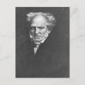 Arthur Schopenhauer Postkarte (Vorderseite)