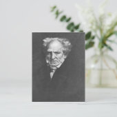 Arthur Schopenhauer Postkarte (Stehend Vorderseite)