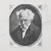 Arthur Schopenhauer Postkarte (Vorderseite)