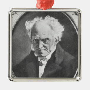 Arthur Schopenhauer Silbernes Ornament