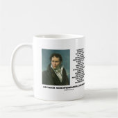 Arthur Schopenhauer Talent gegen Genius Zitat Kaffeetasse (Links)