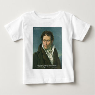 Arthur Schopenhauer Zitat "Nations Ridicule" Gesch Baby T-shirt