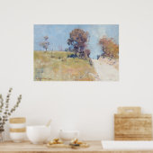 Arthur Streeton - Sonnenlicht (Auf einer heißen St Poster (Küche)