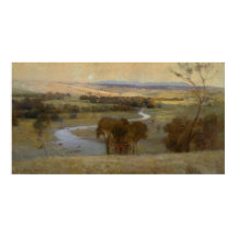 Arthur Streeton - 'Still_glides_the stream' und_sh