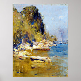 Arthur Streeton von meinem Lager (Sirius Bucht) Poster