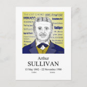 Arthur Sullivan Postkarte (Vorderseite)