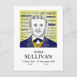 Arthur Sullivan Postkarte