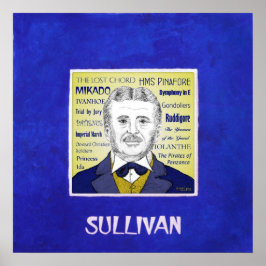 Arthur Sullivan Print Poster
