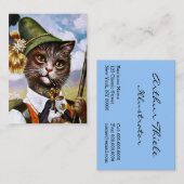 Arthur Thiele - bayerische Alpen-Katze Visitenkarte (Vorne/Hinten)