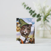 Arthur Thiele - bayerische Alpen-Katze Visitenkarte (Stehend Vorderseite)