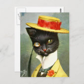 Arthur Thiele - Herr Cat Postkarte (Vorne/Hinten)