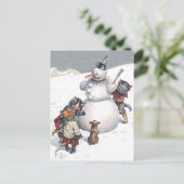 Arthur Thiele - Kätzchen-Spiel-Verstecken Feiertagspostkarte (Stehend Vorderseite)