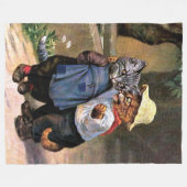 Arthur Thiele: Reizende Land-Katzen Fleecedecke (Vorderseite (Horizontal))