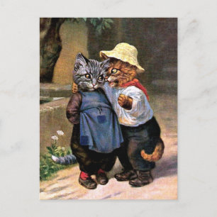 Arthur Thiele - Reizende Landkatzen Postkarte
