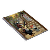 Arthur Thiele Romantische Dackeln SpiralNotebook Notizblock (Rechte Seite)