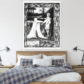 Arthur und das seltsame Mantel Leinwanddruck (Insitu (Schlafzimmer))