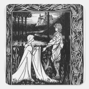 Arthur und der merkwürdige Umhang Quadratischer Aufkleber