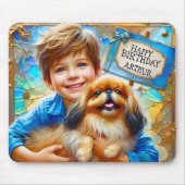 ARTHUR ~ Und sein PET DOG ~ Mousepad (Vorne)