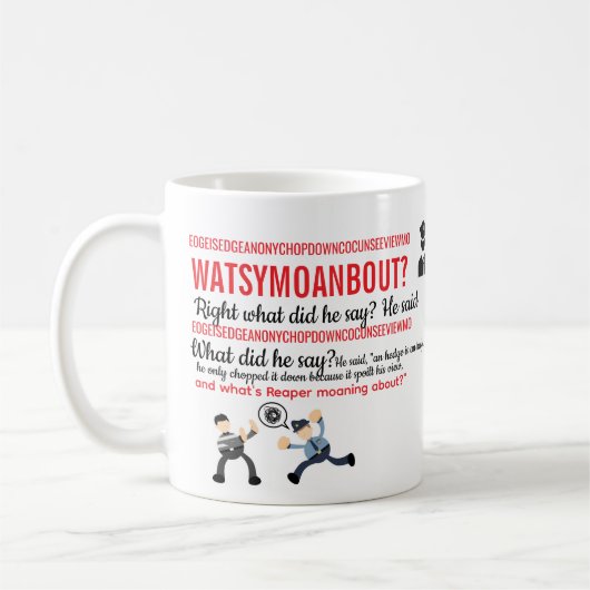 Arthur Webley TASSE Hot Fuzz (Links)