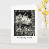 Arthurian Birthday Karte (Gelbe Blume)