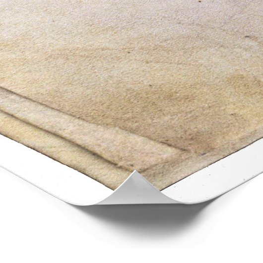 Arthurische Romance Illuminierte Seite. Poster (Ecke)