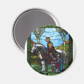 Arthurisches Fenster Magnet (Vorderseite/Rückseite)