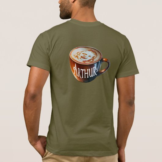 Arthur's Coffee Shop T-Shirt (Rückseite)