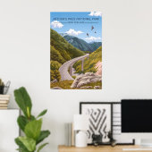 Arthurs Pass Nationalpark Neuseeland Reise Poster (Heimbüro)